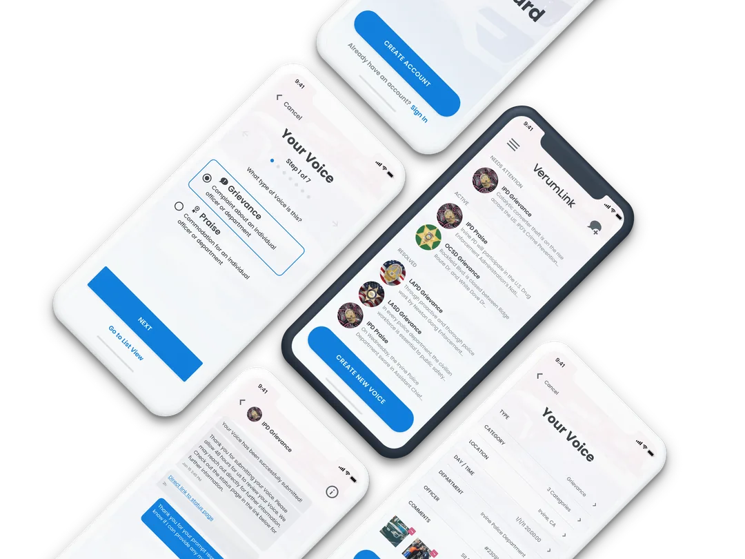 VerumLink app on Android and iOS